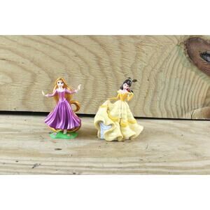Disney Princess Dolls Beauty and the Beast Belle Rapunzel 4" Multicolor